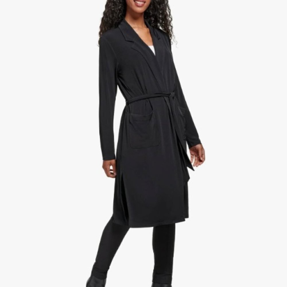 Calvin Klein Women's Duster, Black/Small